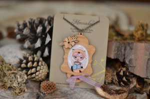 Colgante madera Zorrita