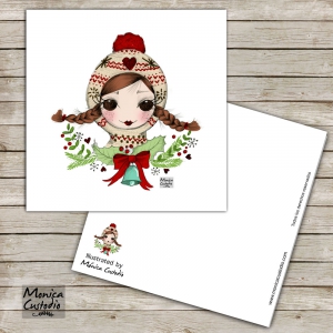 POSTAL INVIERNO MÓNICA CUSTODIO